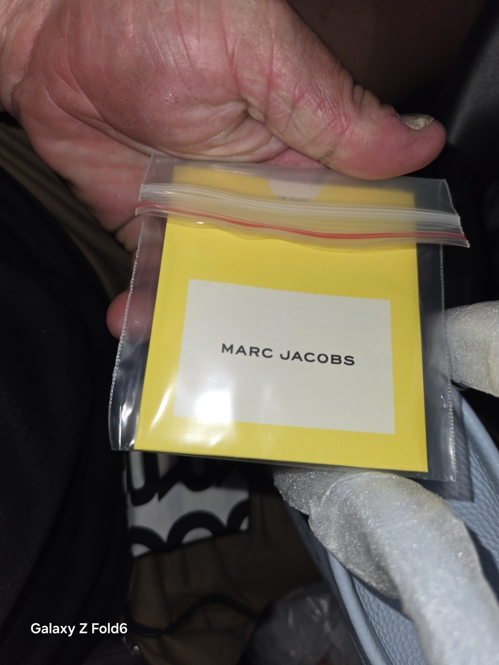 Brand New Marc Jacobs The Mini Tote Bag Mini in Pale Blue - Picture 7 of 9